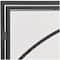 39" Black Metal Minimalistic Single Panel Fireplace Screen